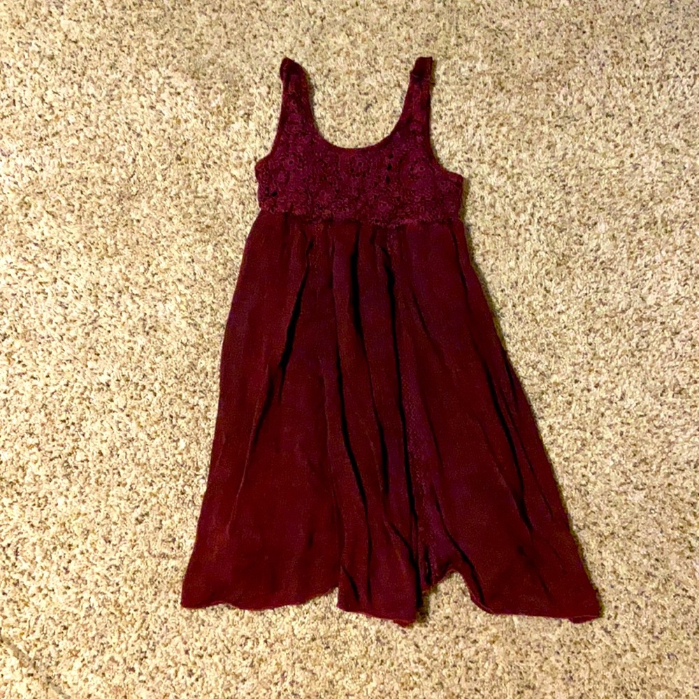Maroon EARTHBOUND Sleeveless Dress